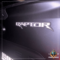 NextGen Ranger Raptor Tailgate Emblem Inserts 3d model