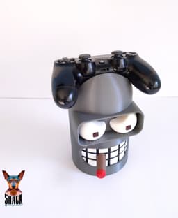 Bender - Headphone & Joystick Holder 3d model
