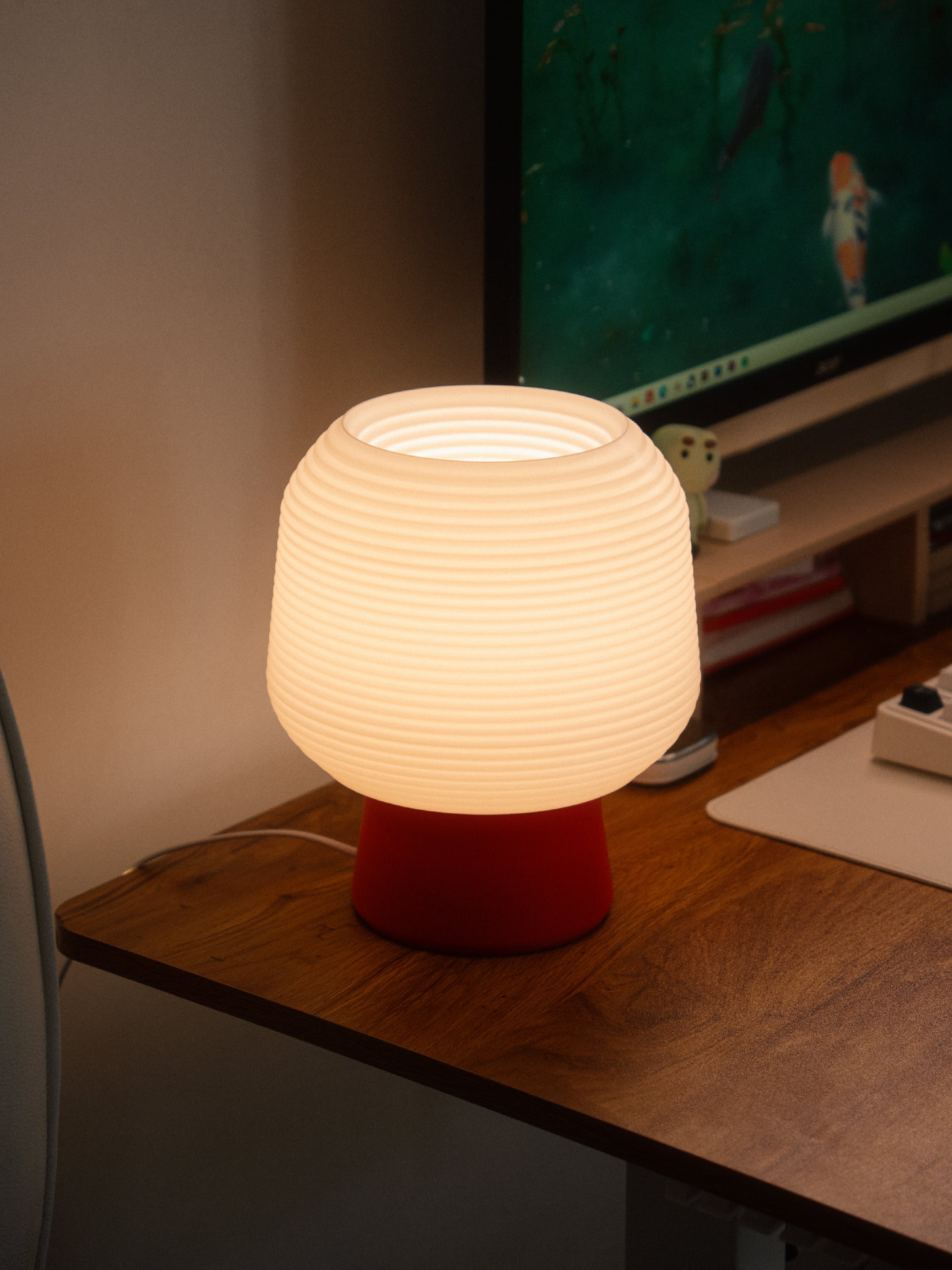 Mushroom Lamp 3d model