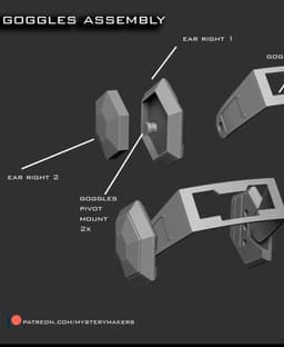 Tech helmet from Bad Batch 3d model