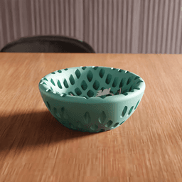 Voronoi Geometric Trinket Bowl 3d model
