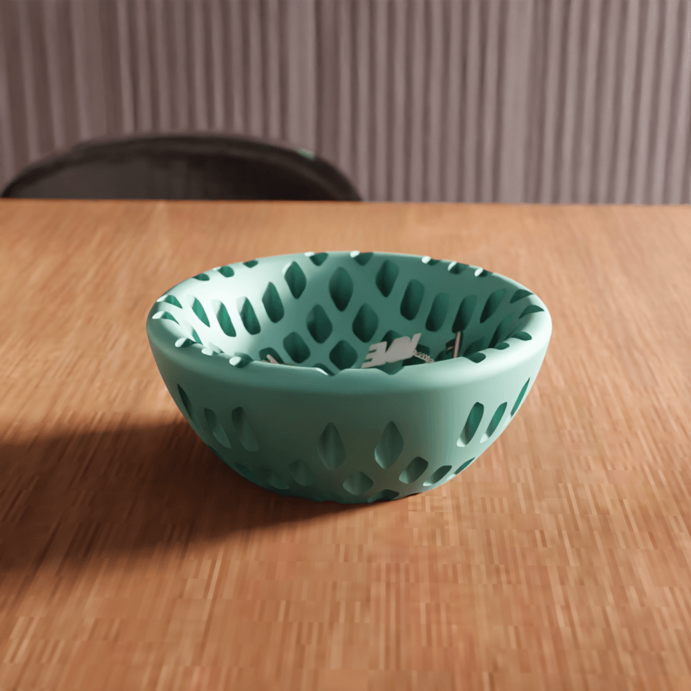 Voronoi Geometric Trinket Bowl 3d model