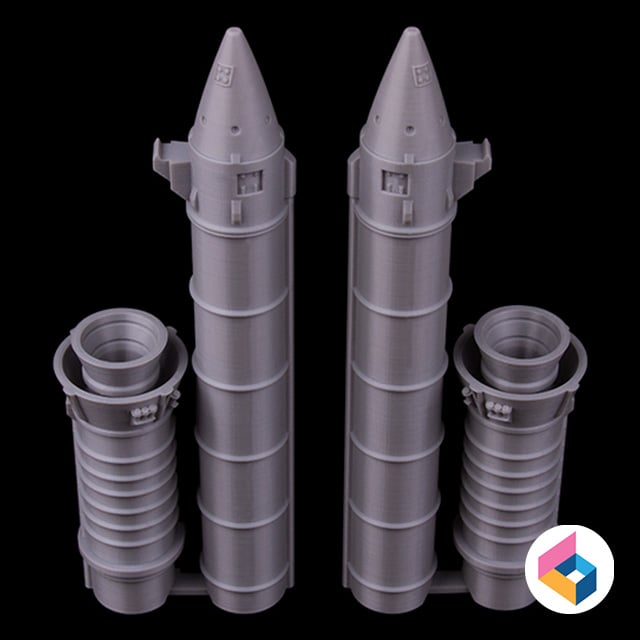 Space shuttle Rocket booster 3d model