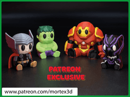 Iron man Mini figure 3d model