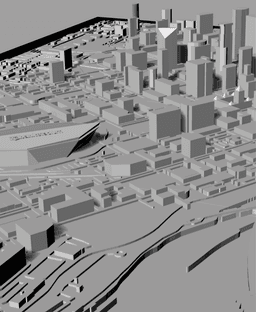 MINNEAPOLIS, Skyline 3d map 3d model