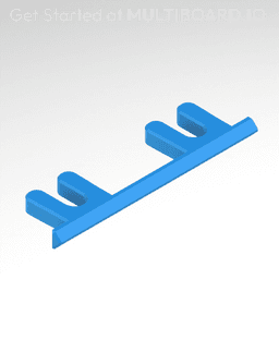 Shell-to-Plate Bar Clip 3d model