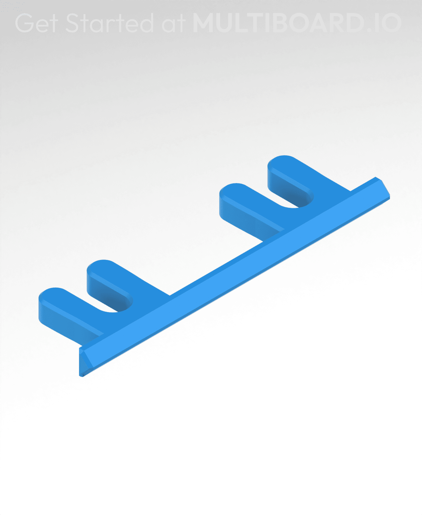 Shell-to-Plate Bar Clip 3d model