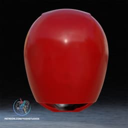 OG Red Helmet 3D Printer File STL 3d model