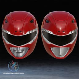 OG Red Helmet 3D Printer File STL 3d model