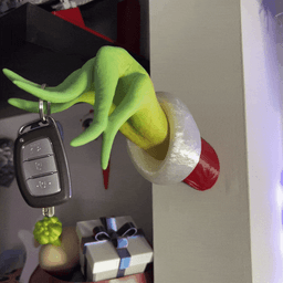 The Grinch Hand Wall Mount 3d model