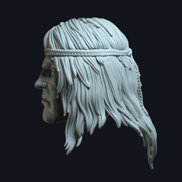 Outback v3 Action Figure Head 3d model
