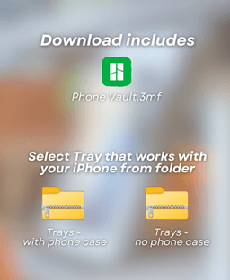 Phone Vault - For Focus | Desk Drawer for iPhone 3d model