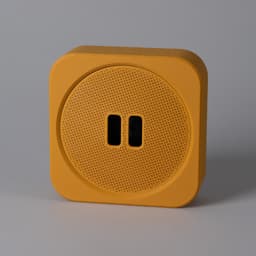 CUBIC Clock - Gyroid Table Clock 3d model