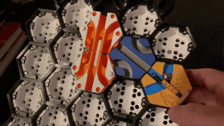 Hextraction Quintuple Lane Tile 3d model