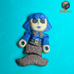 Minizens - Mermaid 3d model