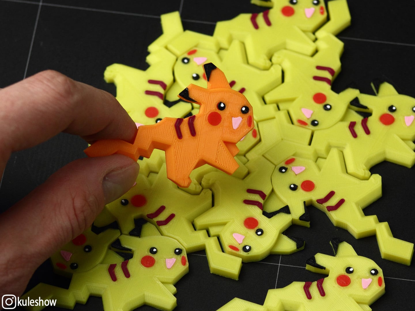 Pikachu Tessellation 3d model