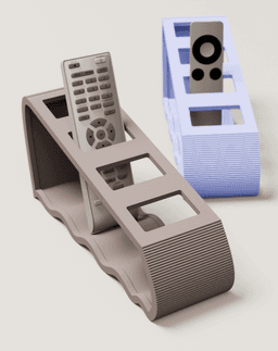 Wave Remote Control Holder 3d model