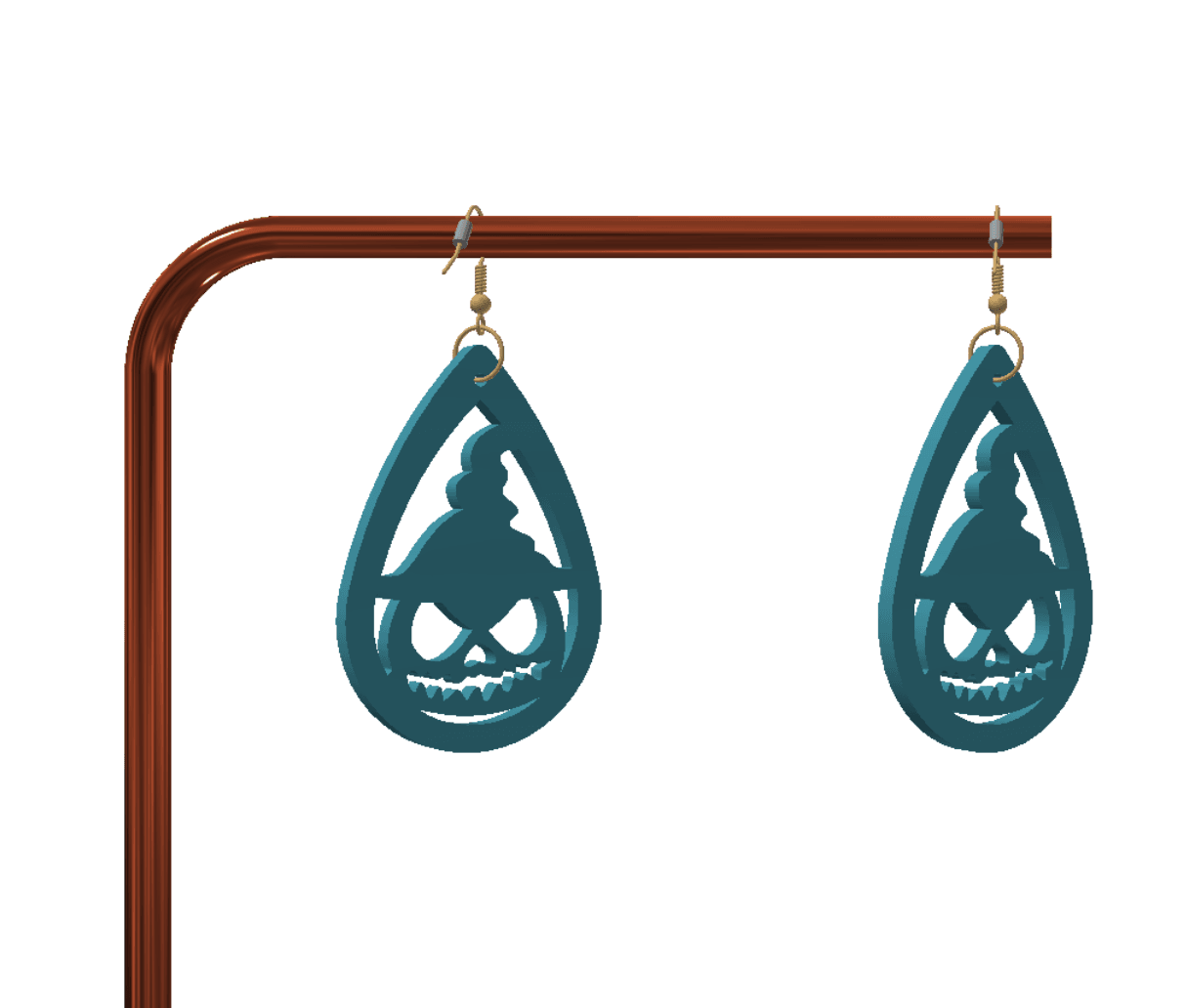 Cute keychain / earrings 3d model