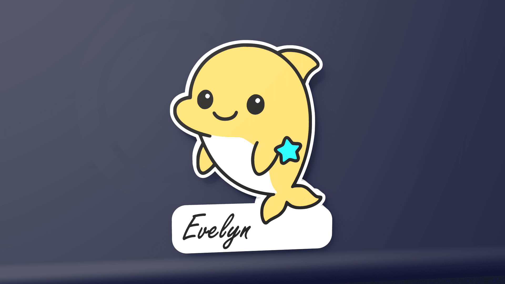 Cute Dolphin – LED Strip compatible 3d model