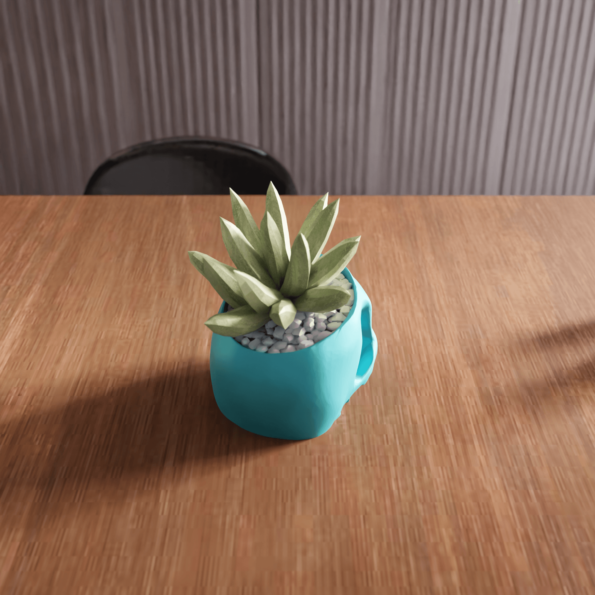 Anatomical Skull Planter 3d model