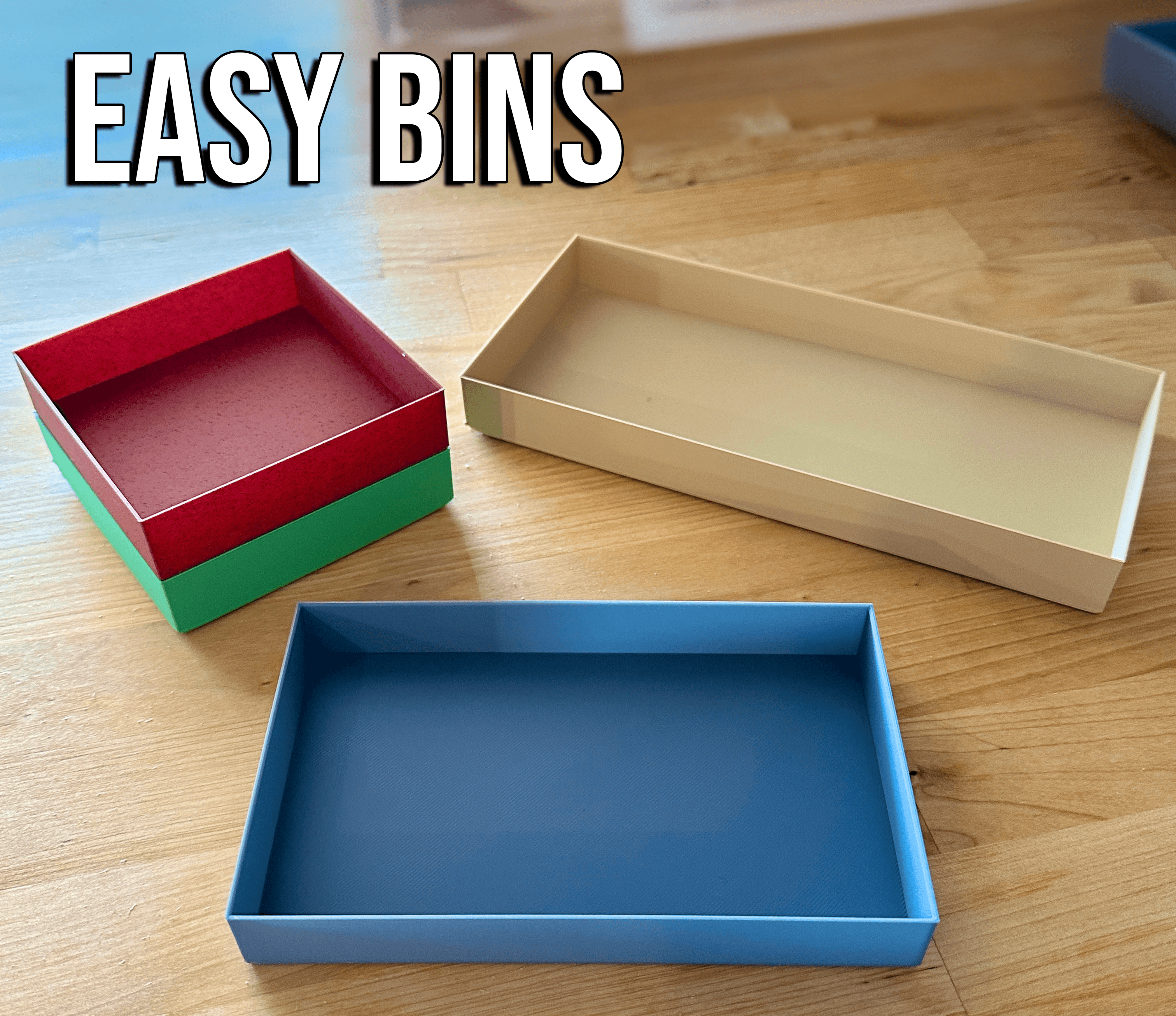 Easy Bins & Storage Trays 3d model