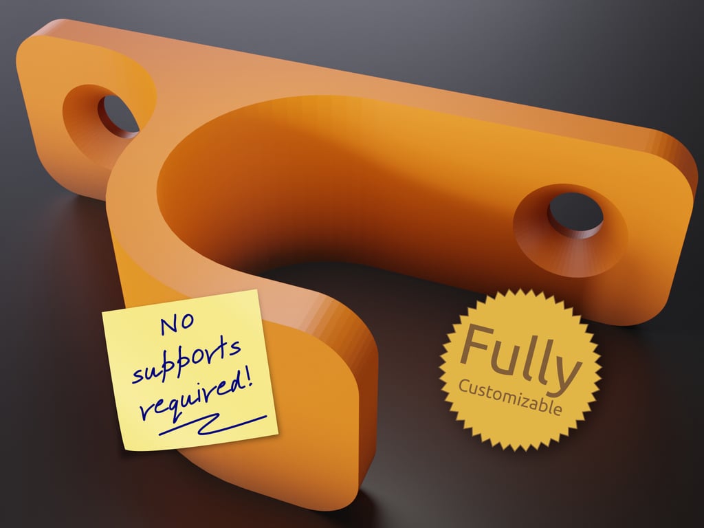 Fully Customizable Hook 3d model