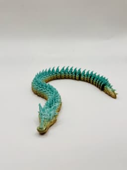 Sharphorn Articulated Flexi Dragon Toy 3d model