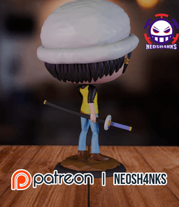Trafalgar Law Funko style 3d model