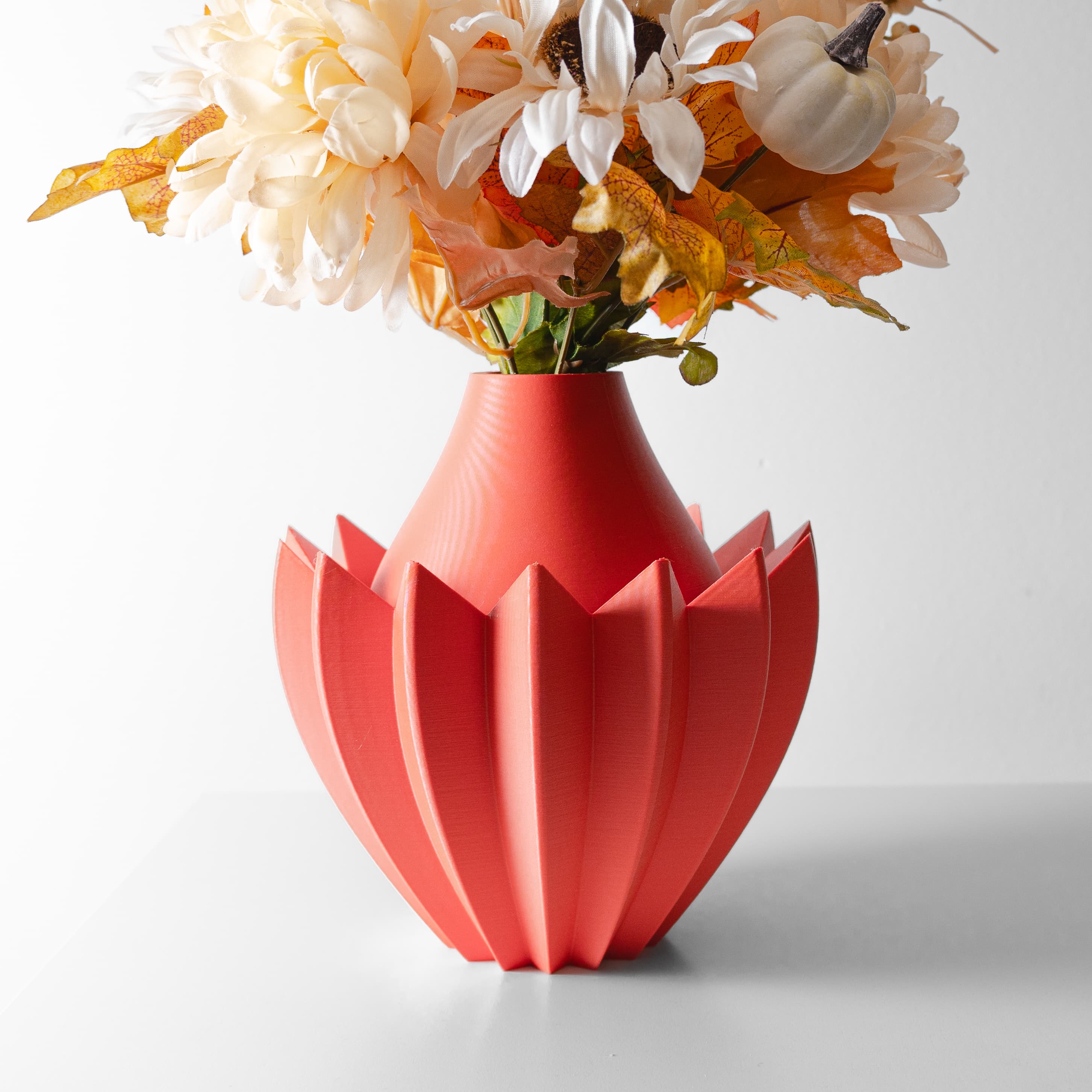 The Makio Vase, Modern and Unique Home Decor for Dried and Preserved Flower Arrangement | STL File 3d model