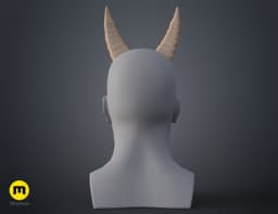 Faun Horns 3d model
