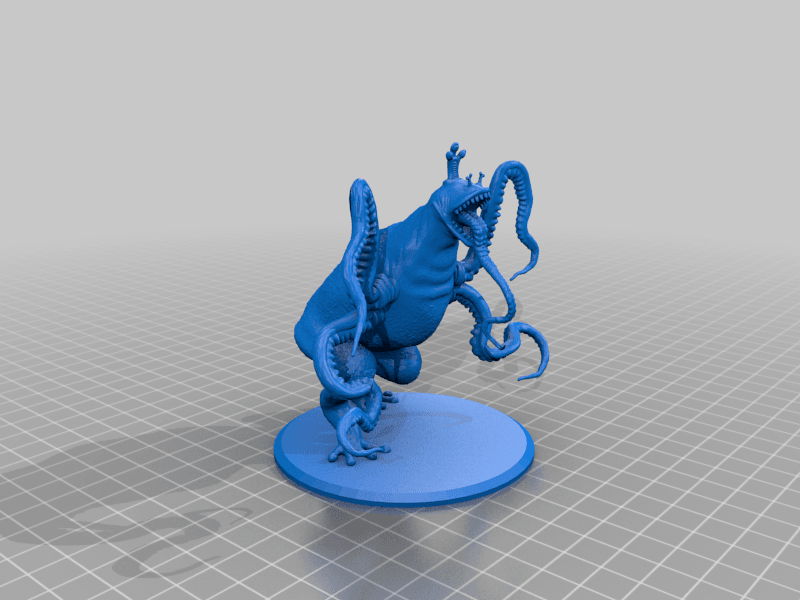 1st Ed AD&D Froghemoth 3d model