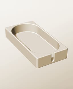 CX96-35-SS Slotted container modular stackable module bin box 3d model