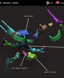 Scorpenek annihilator droid 3d model