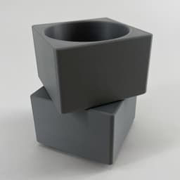 CS68-55 Modular stacking container for modern home decor 3d print stl 3d model