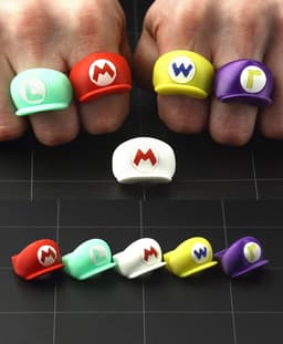 Mario Hat Rings 3d model