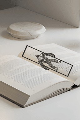Abominable Bookmark, Creative Bookmark, Gift Idea 3d model