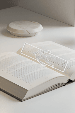 Abominable Bookmark, Creative Bookmark, Gift Idea 3d model