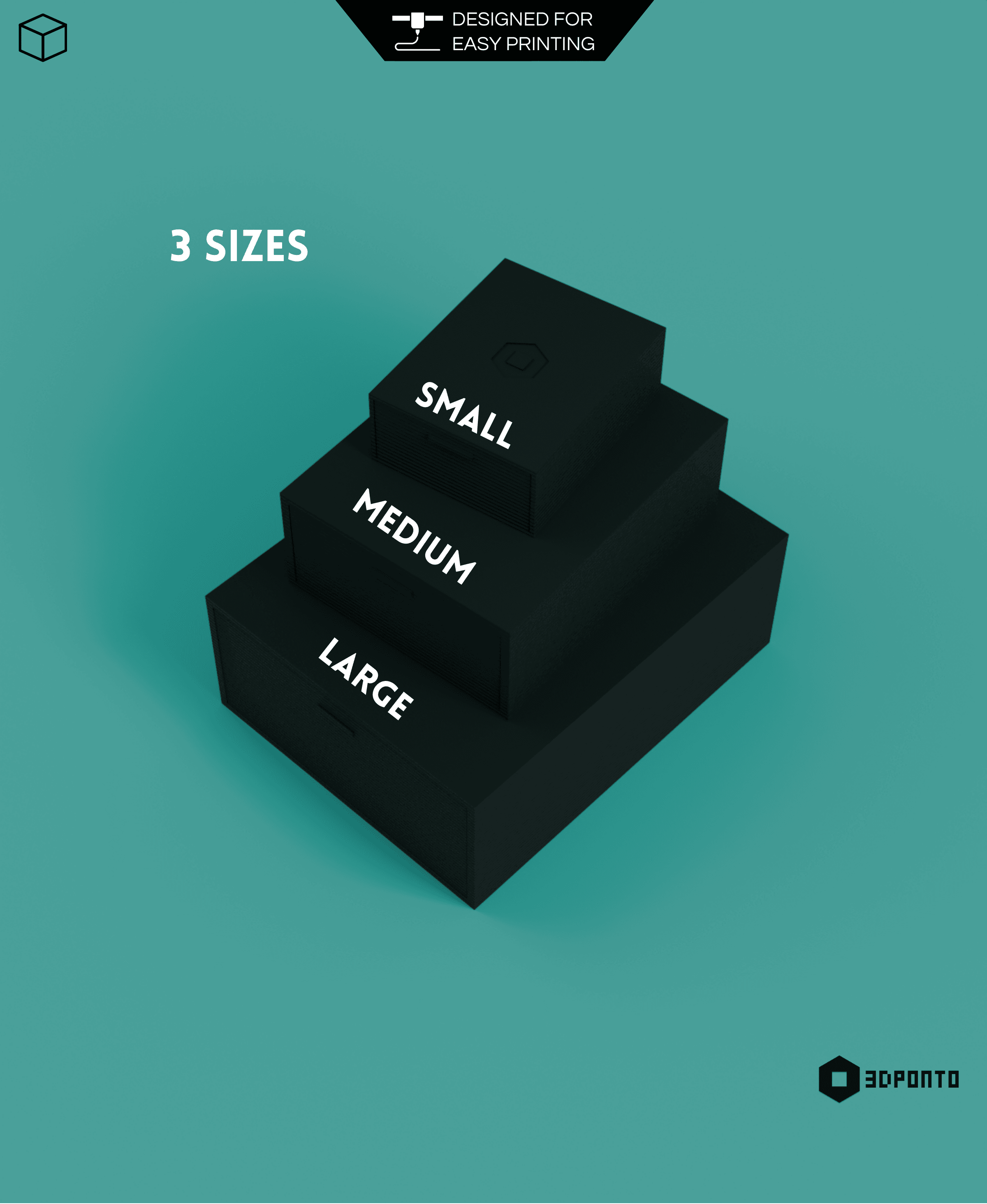 Matchbox Container Set 3d model