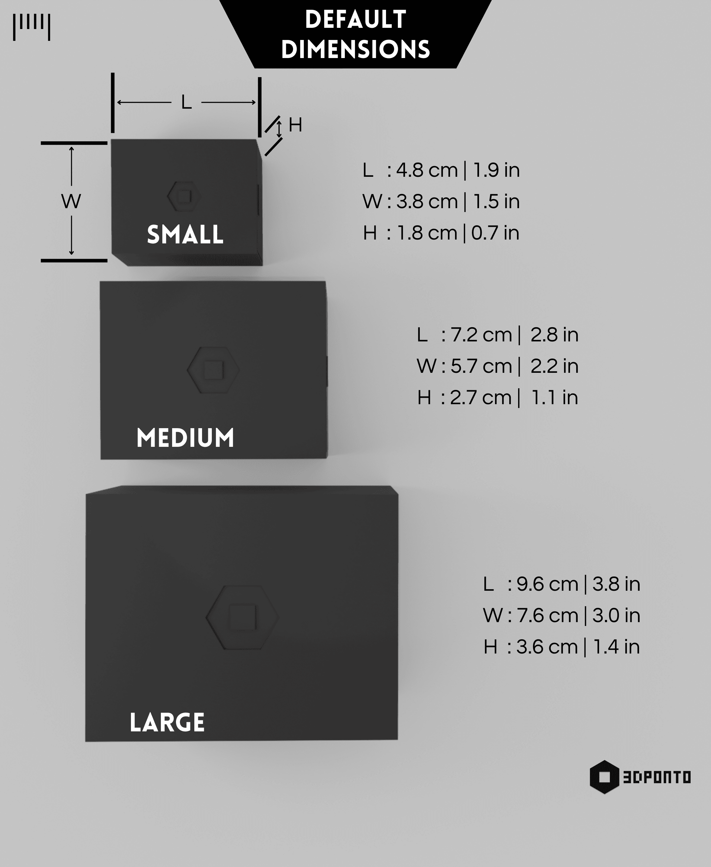 Matchbox Container Set 3d model