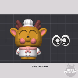 Flexible Deer Chef 3d model
