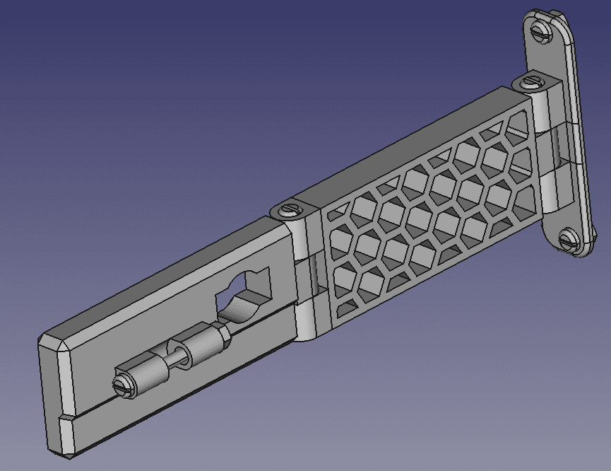 Fokoos Odin-5 F3 Mount for Logitech C270 3d model