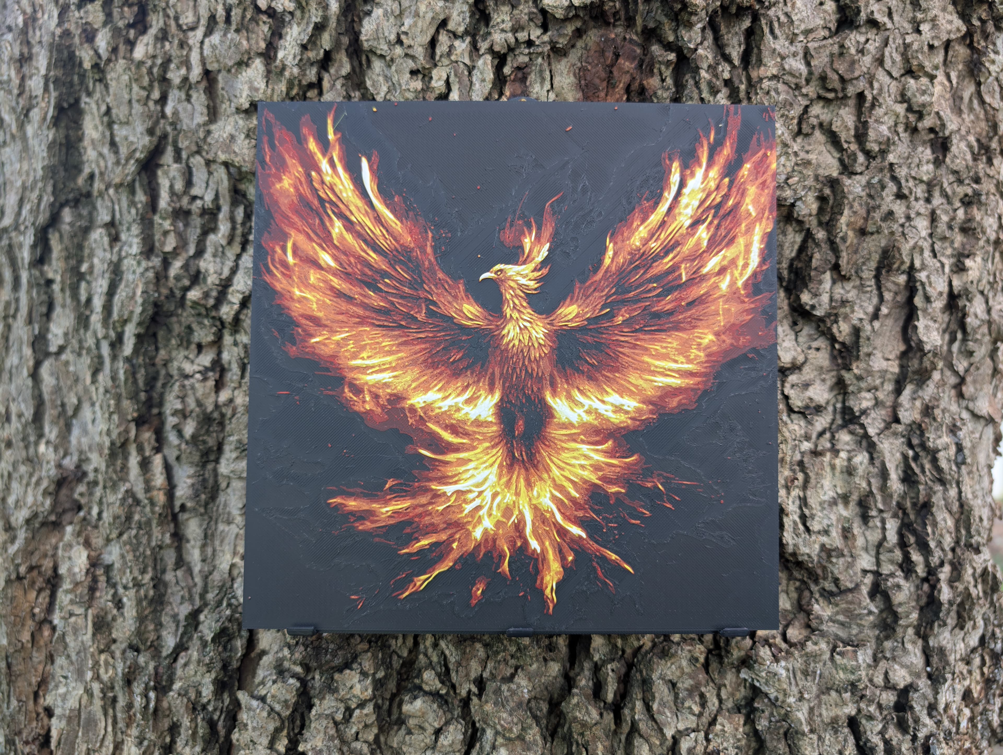 Magical Creatures - Phoenix Filament Painting 3d model