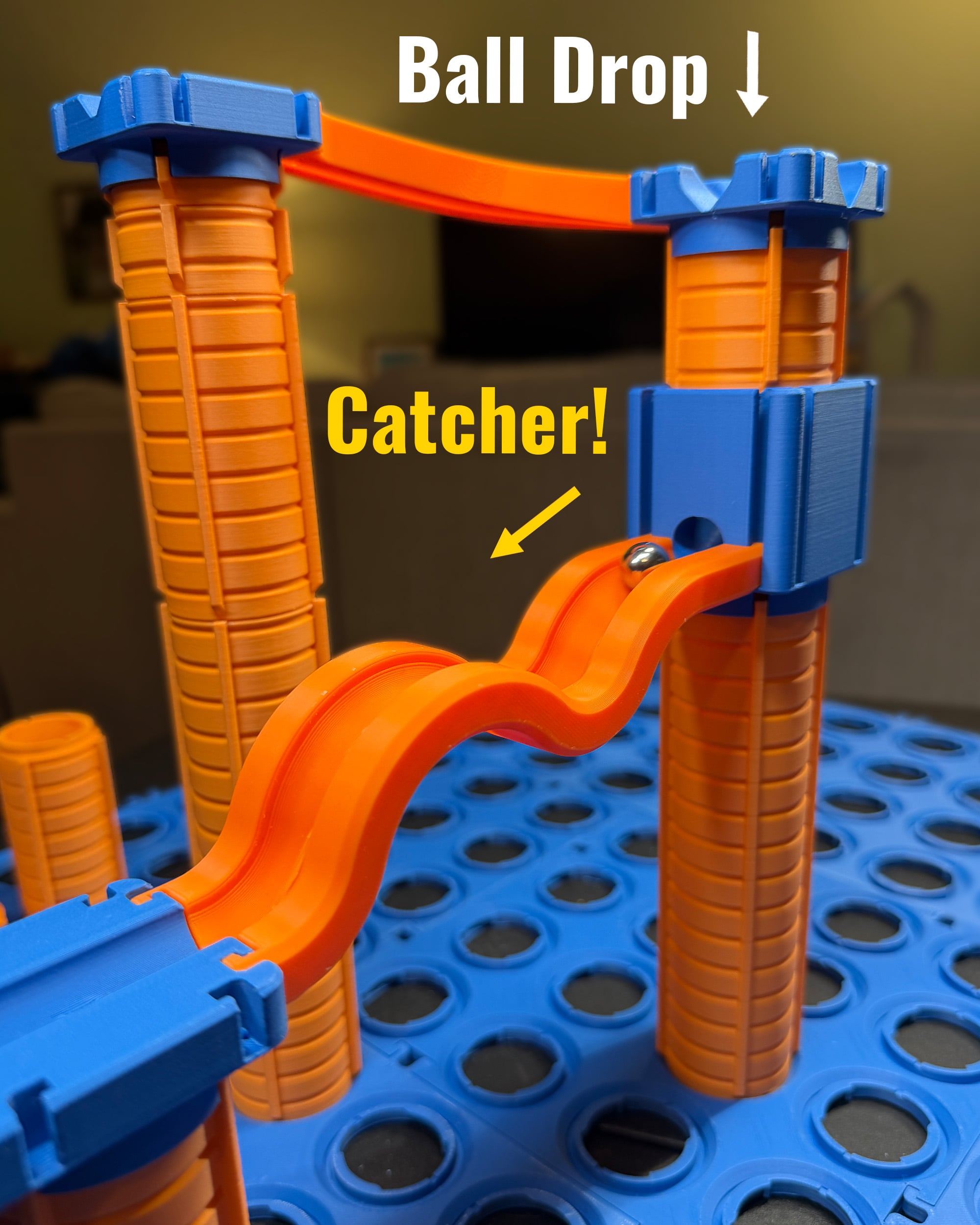 Drop Funnel and Catcher 3d model