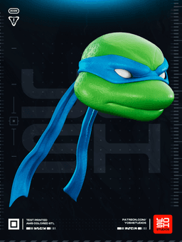 Fort Blue Turtle Helmet 3D Printer STL file 3d model