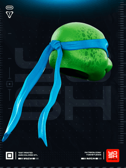 Fort Blue Turtle Helmet 3D Printer STL file 3d model