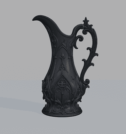 Ornate Gothic Jug 3d model