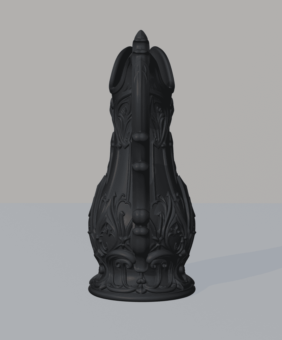 Ornate Gothic Jug 3d model