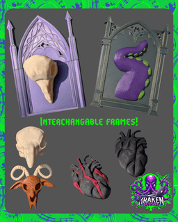 Gothic Interchangeable Frame Set 3d model