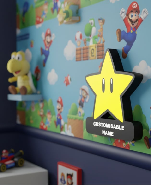 Super Mario Star - LED Strip compatible 3d model