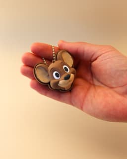 Mouse Clicker Keychain – 3D Printable Fidget Toy 3d model